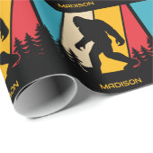 Individuelle Name Bigfoot Geschenkpapier (Rolleneckpunkt)