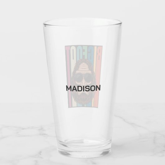 Individuelle Name Bigfoot Glas (Rückseite)