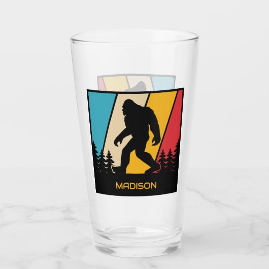 Individuelle Name Bigfoot Glas (Rückseite)