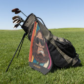 Individuelle Name Bigfoot Golfhandtuch (Gras)