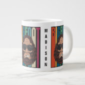 Individuelle Name Bigfoot Jumbo-Tasse (Vorderseite Rechts)
