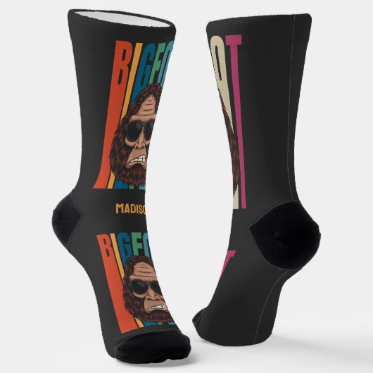 Individuelle Name Bigfoot Socken (Gewinkelt)