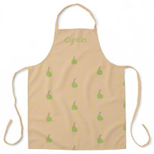 Individuelle Name-Birnmuster braun