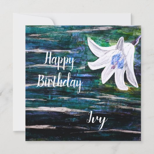 Individuelle Name Birthday Karte (Vorderseite)