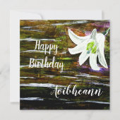 Individuelle Name Birthday Karte (Vorderseite)