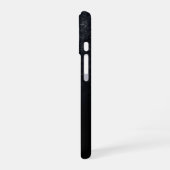 Individuelle Name Black Gradient iPhone 16 Hülle (Linke Seite)