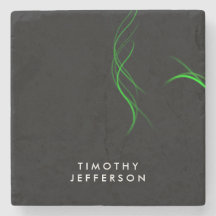 Individuelle Name Black Green Curves Elegante Mode