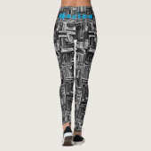 Individuelle Name Black Leggings (Rückseite)