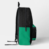 Individuelle Name Black Modern Bedruckter Rucksack (Links)