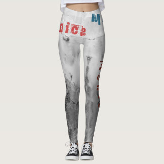 Individuelle Name Black Pastel Leggings