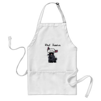 Individuelle Name Black Rabbit Koch Schürze