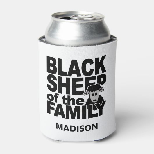 Individuelle Name "Black Sheep" Dosenkühler (Kanne Vorderseite)