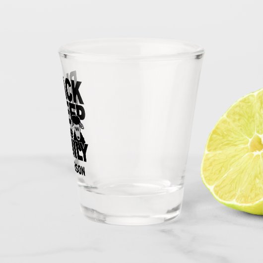 Individuelle Name "Black Sheep" Schnapsglas (Rechts)