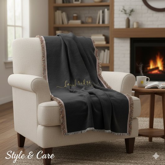 Individuelle Name Blanket für Komfort und Stil Decke
