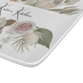 Individuelle Name Bläserglas-Schneidplatte, Blume Schneidebrett (Ecke)