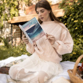 Individuelle Name Blauer Weißer Ozean Notizblock