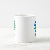 Individuelle Name Blue Crab Malerei Kaffeetasse (Mittel)