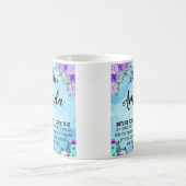 Individuelle Name Blue Message für Tochter aus Vat Kaffeetasse (Mittel)