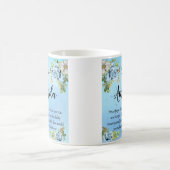 Individuelle Name Blue Rose Message für Tochter Kaffeetasse (Mittel)