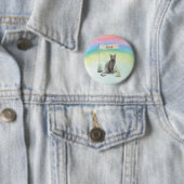 Individuelle Name Blue Russian Cat Pet Button (Beispiel)
