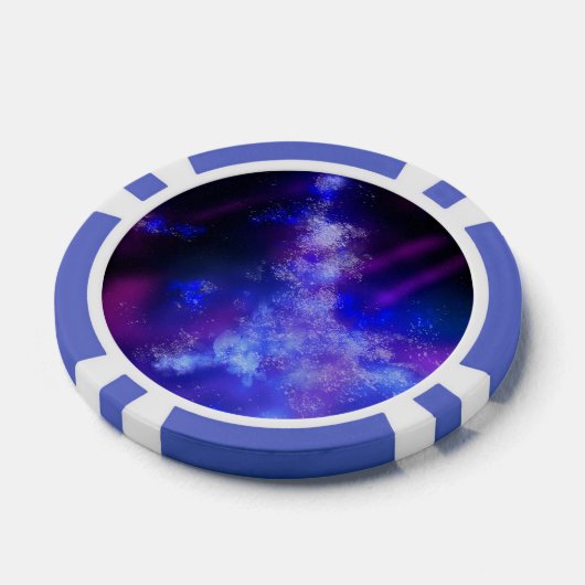 Individuelle Name Blue Sapphire Pokerchips (Einzeln)
