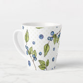 Individuelle Name Blueberries Milchtasse (Linke Ecke)