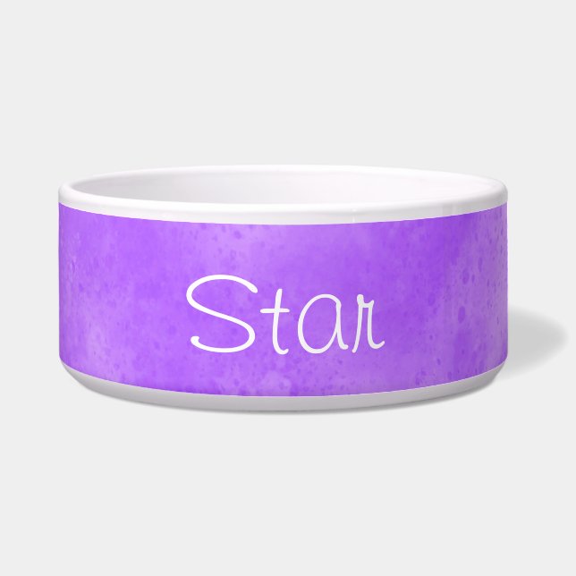 Individuelle Name Blueberry Clouds Pet Bowl Napf (Vorderseite)