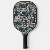 Individuelle Name blühender Wildblumen Pickleball Schläger (Vorderseite)