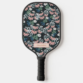 Individuelle Name blühender Wildblumen Pickleball Schläger