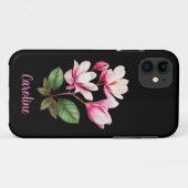 Individuelle Name Blume Blumendesign Case-Mate iPhone Hülle (Rückseite (Horizontal))