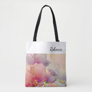 individuelle Name   Blume Malen von Tragetaschen Tasche