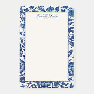 Individuelle Name Blumenflache Post-it-Hinweise Post-it Klebezettel