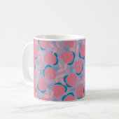 Individuelle Name Blütenprotea Rosa Orange Weibche Kaffeetasse (Vorderseite Links)