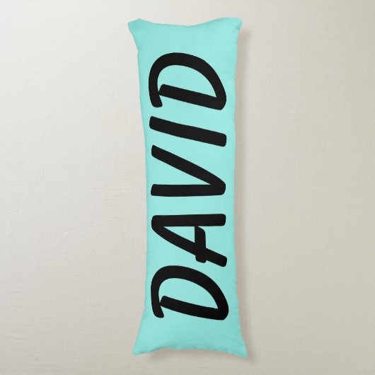 INDIVIDUELLE NAME BODY PILLOW SEITENSCHLÄFERKISSEN (Vorderseite Vertikal)
