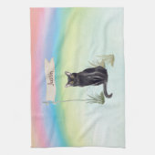 Individuelle Name Bombay Cat Pet Geschirrtuch (Vertikal)