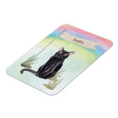 Individuelle Name Bombay Cat Pet Magnet (Linke Seite)