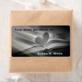 Individuelle Name Book Lovers Book Labels (Insitu)