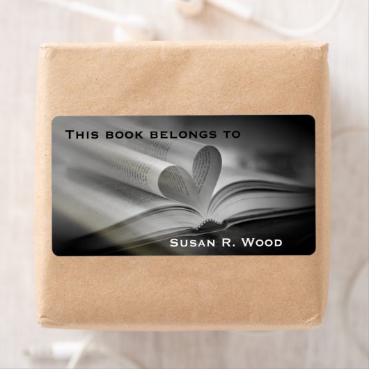 Individuelle Name Book Lovers Book Labels (Insitu)