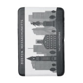 Individuelle Name Boston Massachusetts Badematte (Vorderseite Vertikal)