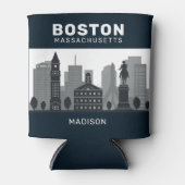 Individuelle Name Boston Massachusetts Dosenkühler (Vorderseite)