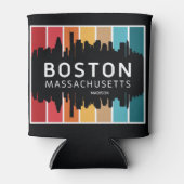 Individuelle Name Boston Massachusetts Dosenkühler (Vorderseite)