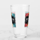 Individuelle Name Boston Massachusetts Glas (Rechts)