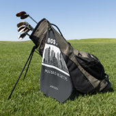 Individuelle Name Boston Massachusetts Golfhandtuch (Gras)