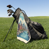 Individuelle Name Boston Massachusetts Golfhandtuch (Gras)