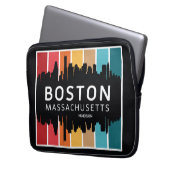 Individuelle Name Boston Massachusetts Laptopschutzhülle (Vorderseite Links)