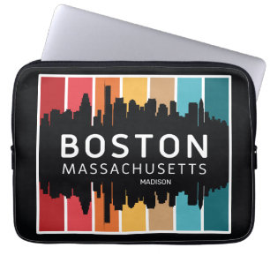 Individuelle Name Boston Massachusetts Laptopschutzhülle