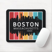 Individuelle Name Boston Massachusetts Mousepad (Mit Mouse)