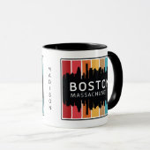 Individuelle Name Boston Massachusetts Tasse (VorderseiteRechts)