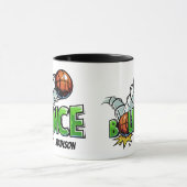 Individuelle Name BOUNCE Basketball Tasse (Zentrum)