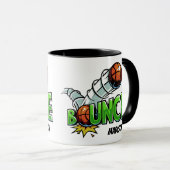 Individuelle Name BOUNCE Basketball Tasse (VorderseiteRechts)